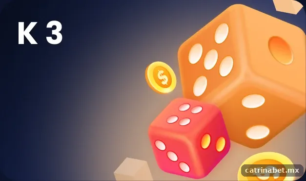 Portada del juego de dados K3 en CatrinaBet